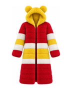 Game Day Coat – Red & Gold - Kimono Dave