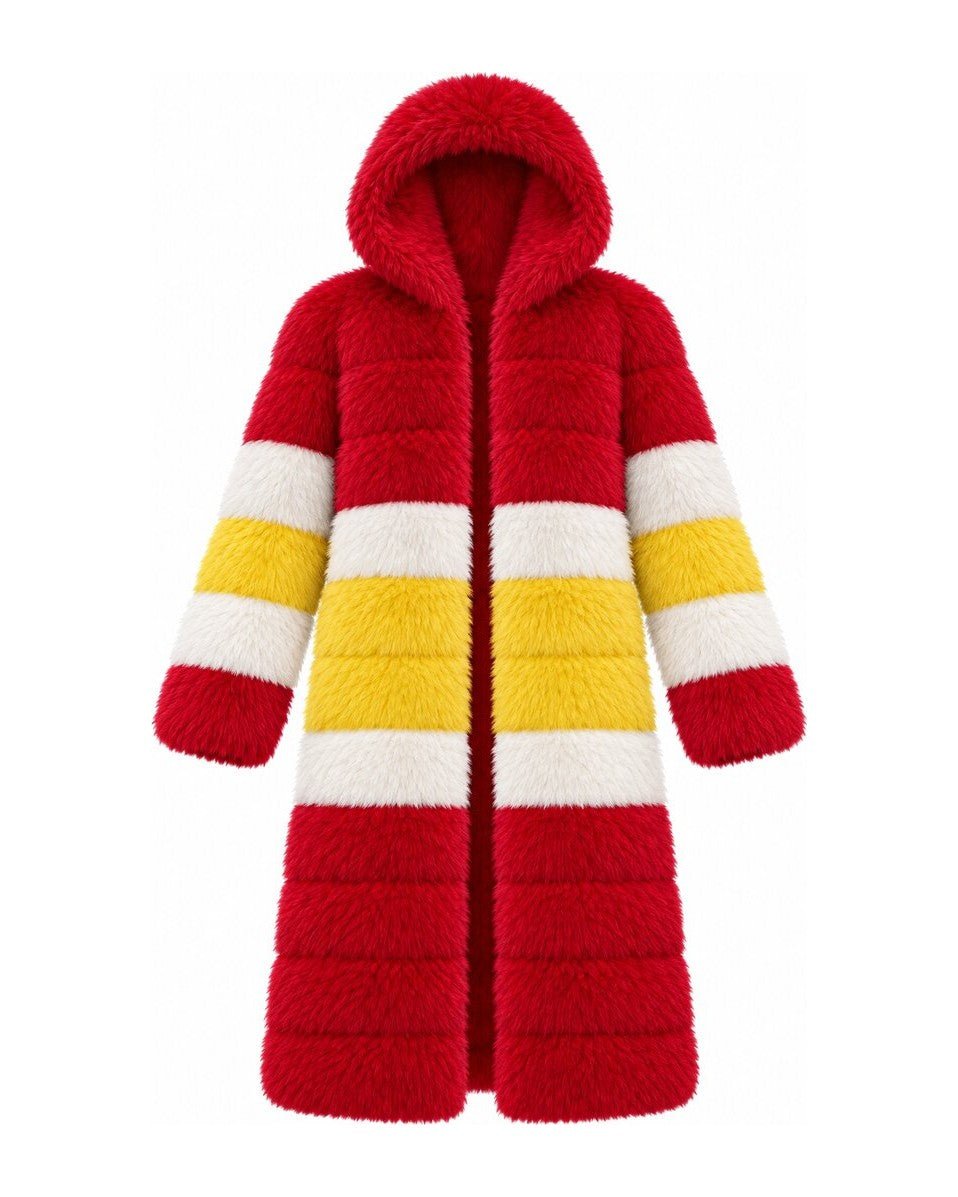 Game Day Coat – Red & Gold - Kimono Dave