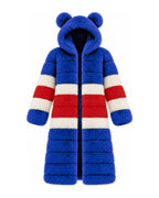 Game Day Coat – Royal & Red (Bear Ears) - Kimono Dave