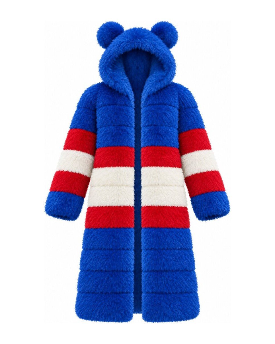 Game Day Coat – Royal Redline - Kimono Dave