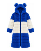 Game Day Coat – Royal & White - Kimono Dave