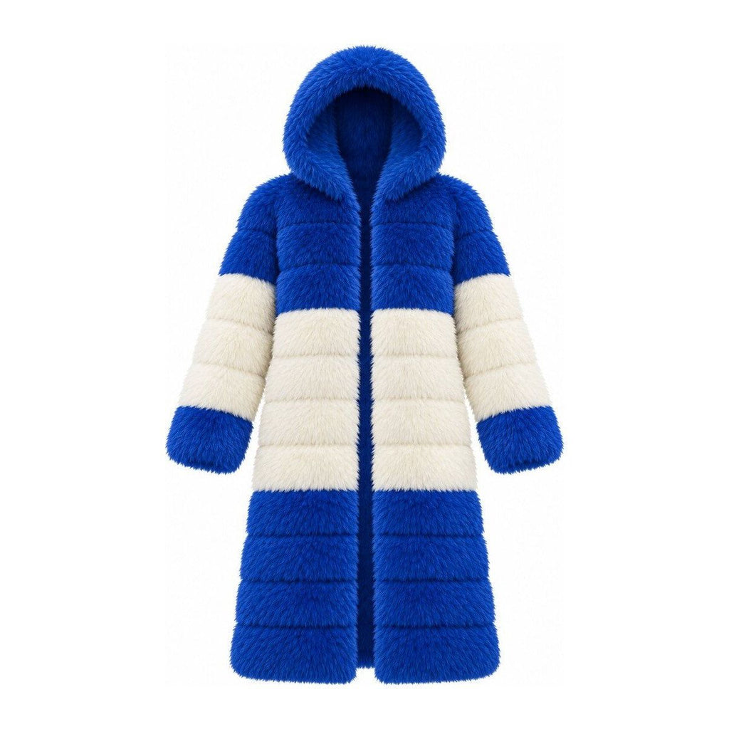 Game Day Coat – Royal & White - Kimono Dave