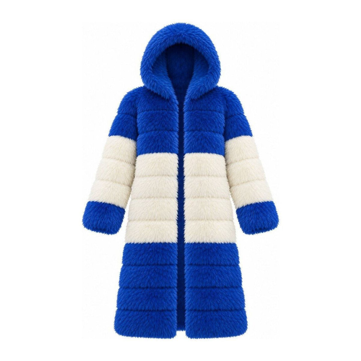 Game Day Coat – Royal & White - Kimono Dave