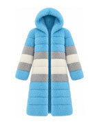 Game Day Coat – Sky Blue & Silver - Kimono Dave