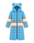 Game Day Coat – Sky Blue & Silver - Kimono Dave