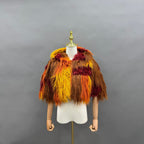 Gilded Cropped Poncho - Kimono Dave