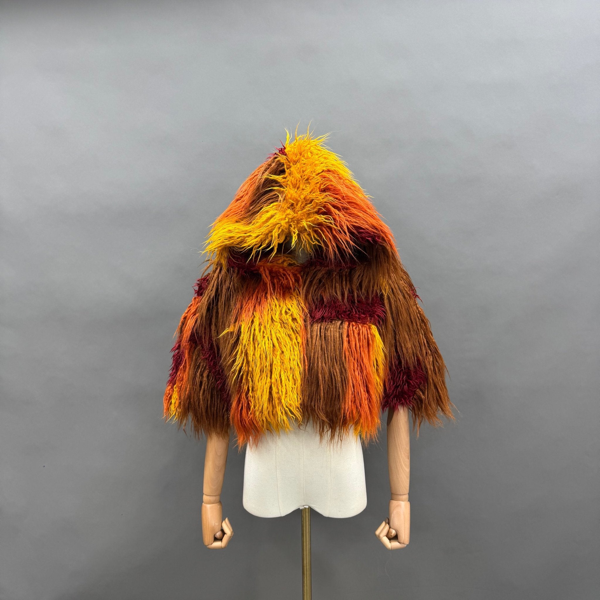 Gilded Cropped Poncho - Kimono Dave