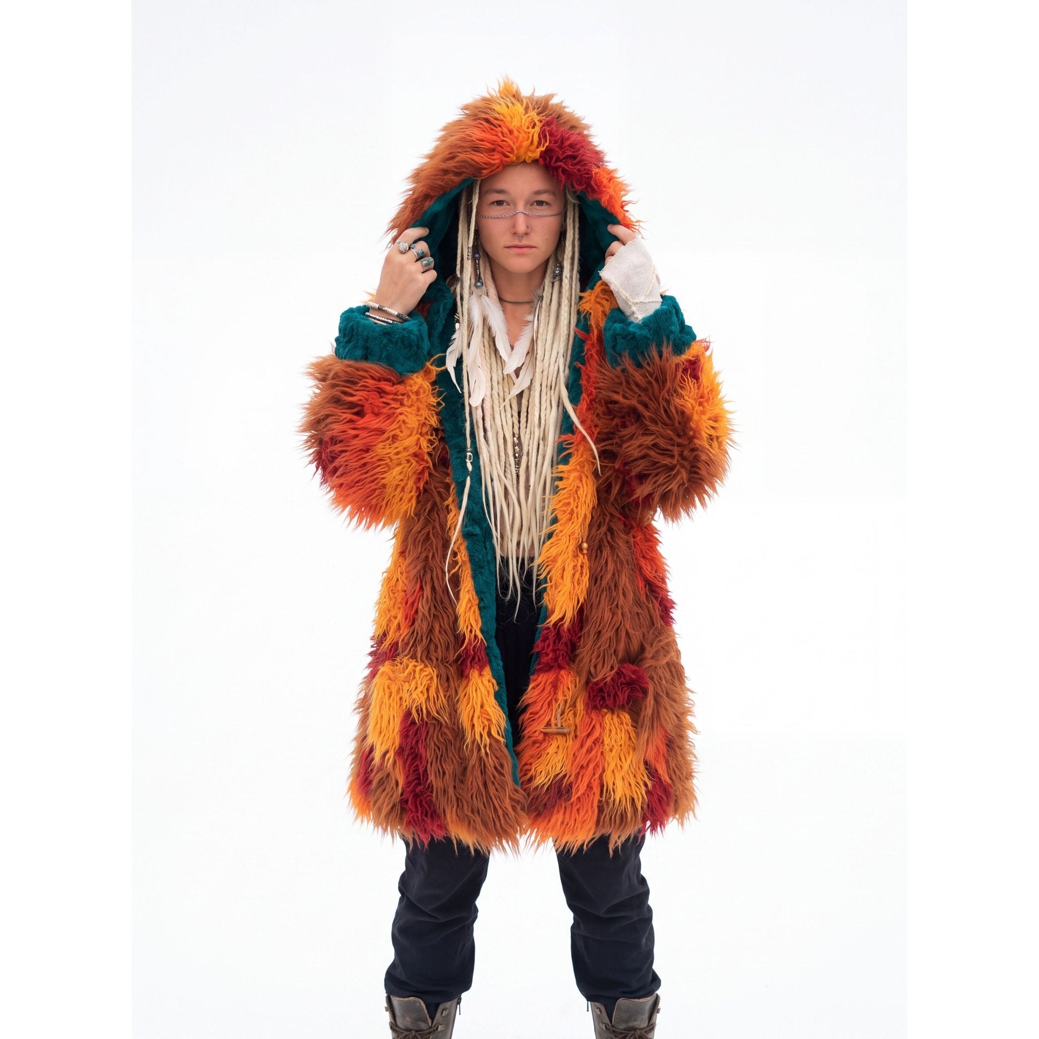 Gilded Yeti Zip-off Sleeves - Kimono Dave