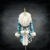 Glacier Mid - length Dreamer's Coat - Kimono Dave