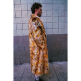 Golden Giraffe Long Coat - Kimono Dave