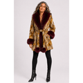 Golden Giraffe Mid-length Dreamer's Coat - Kimono Dave