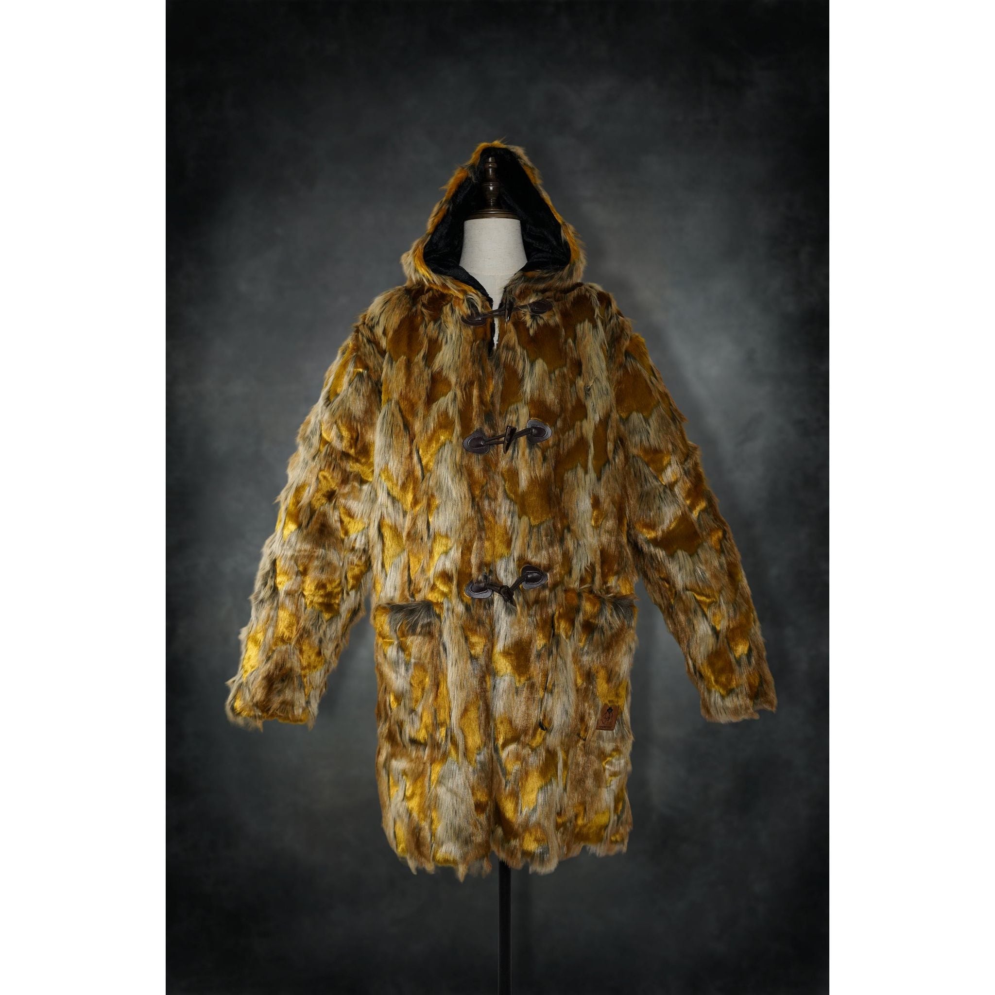 Golden Giraffe Yeti Zip - off Coat - Kimono Dave