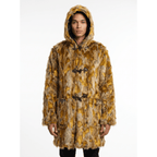 Golden Giraffe Yeti Zip-off Coat - Kimono Dave
