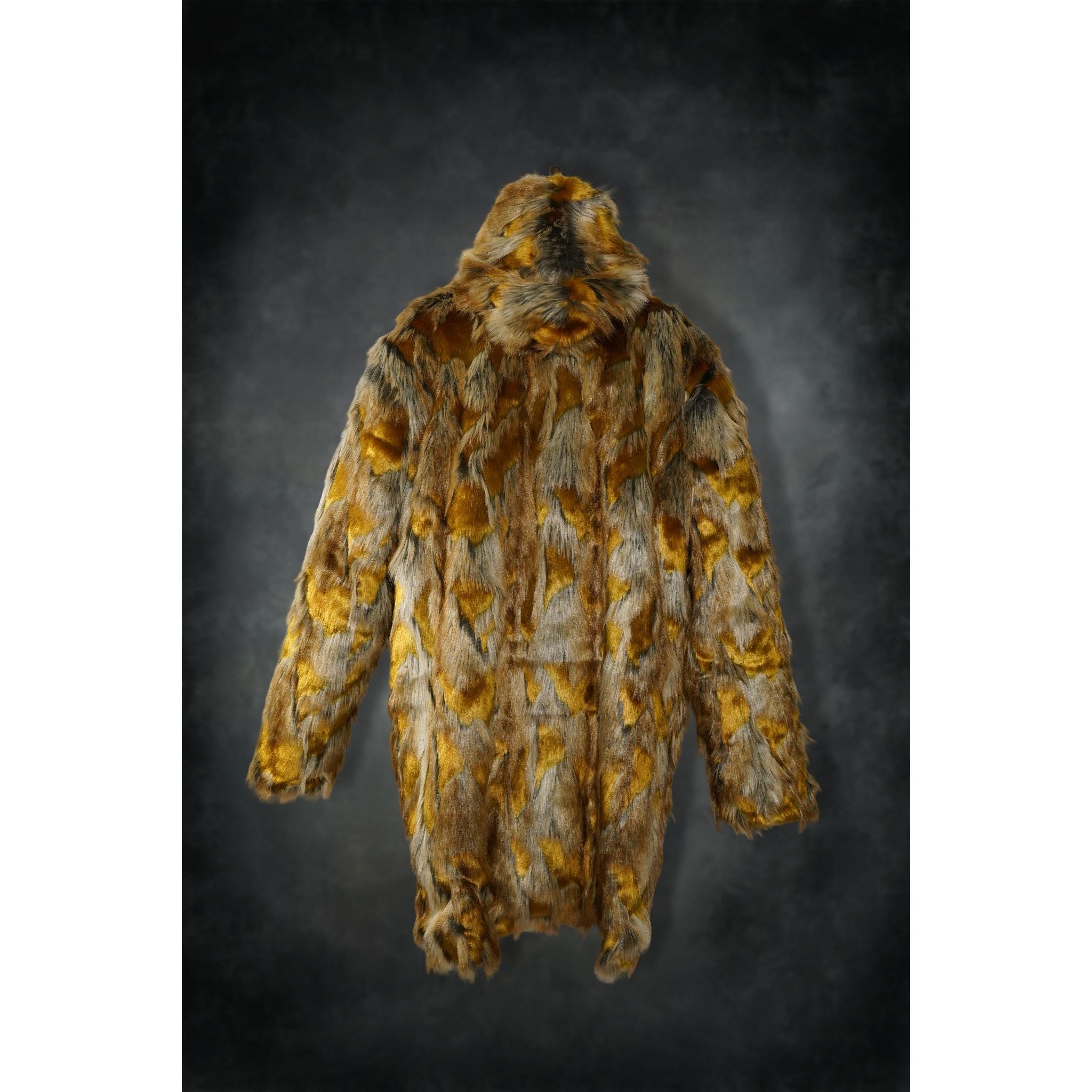 Golden Giraffe Yeti Zip - off Coat - Kimono Dave