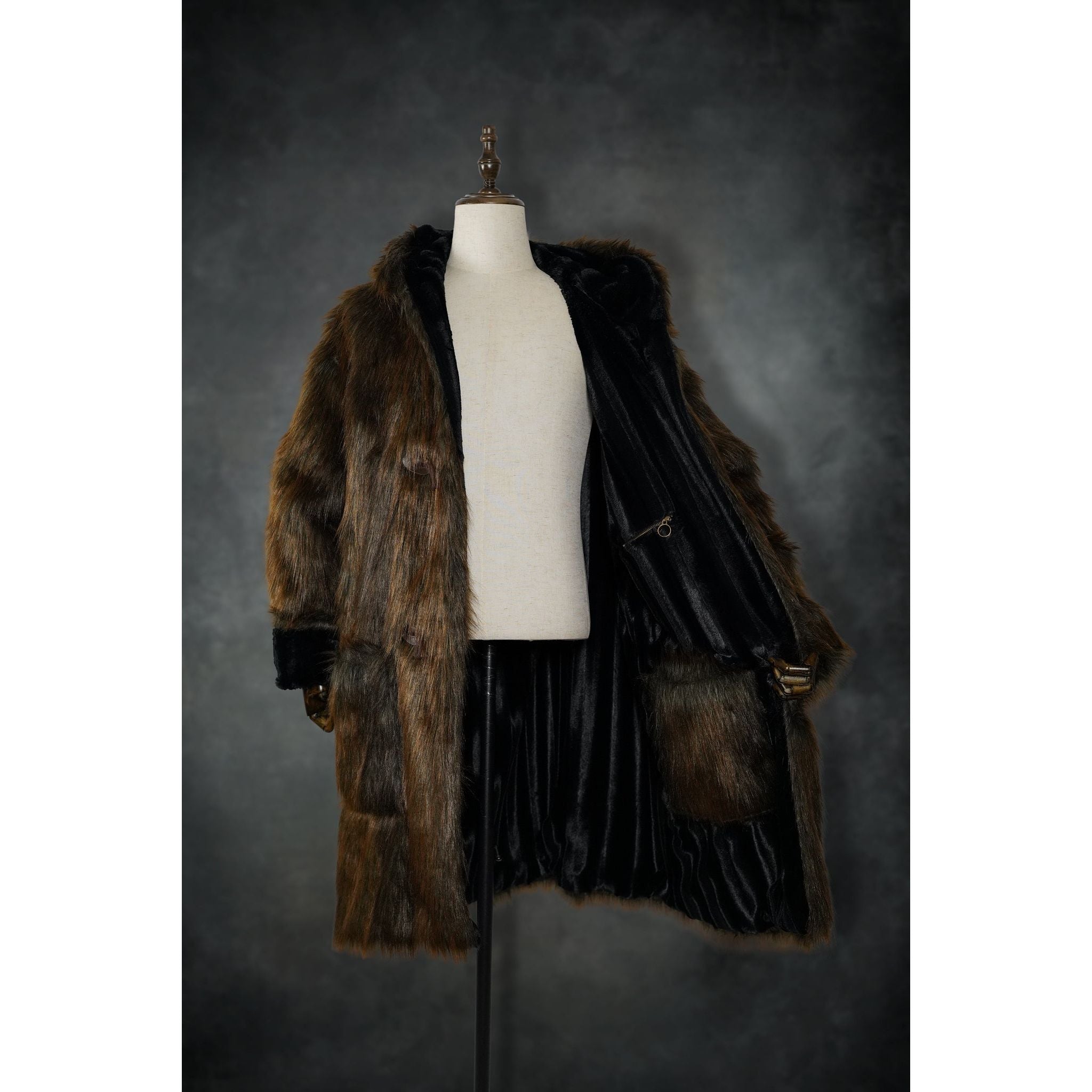 Grizzly Yeti Coat - Kimono Dave