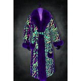 Groovy Neon Jaguar Dreamer's Coat - Kimono Dave