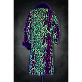 Groovy Neon Jaguar Dreamer's Coat - Kimono Dave