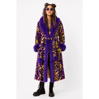 Groovy Neon Jaguar Dreamer's Coat - Kimono Dave