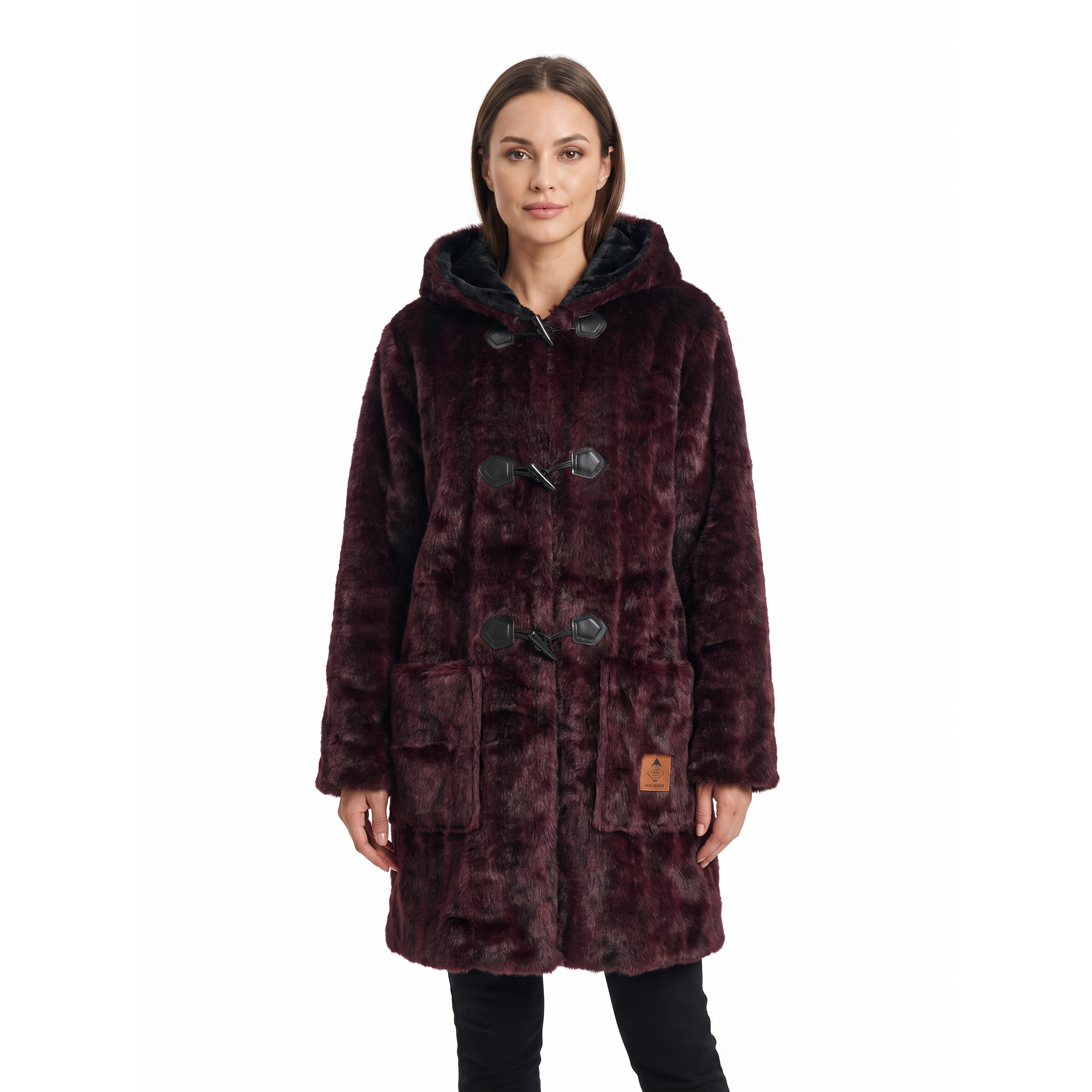 Deep Maroon Yeti Coat