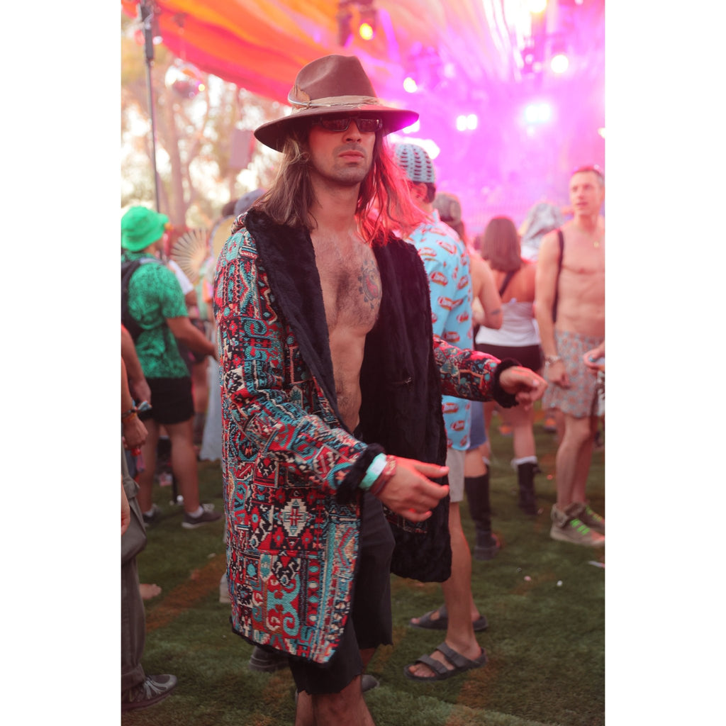 Kilim Classic Zip-off Coat - Kimono Dave