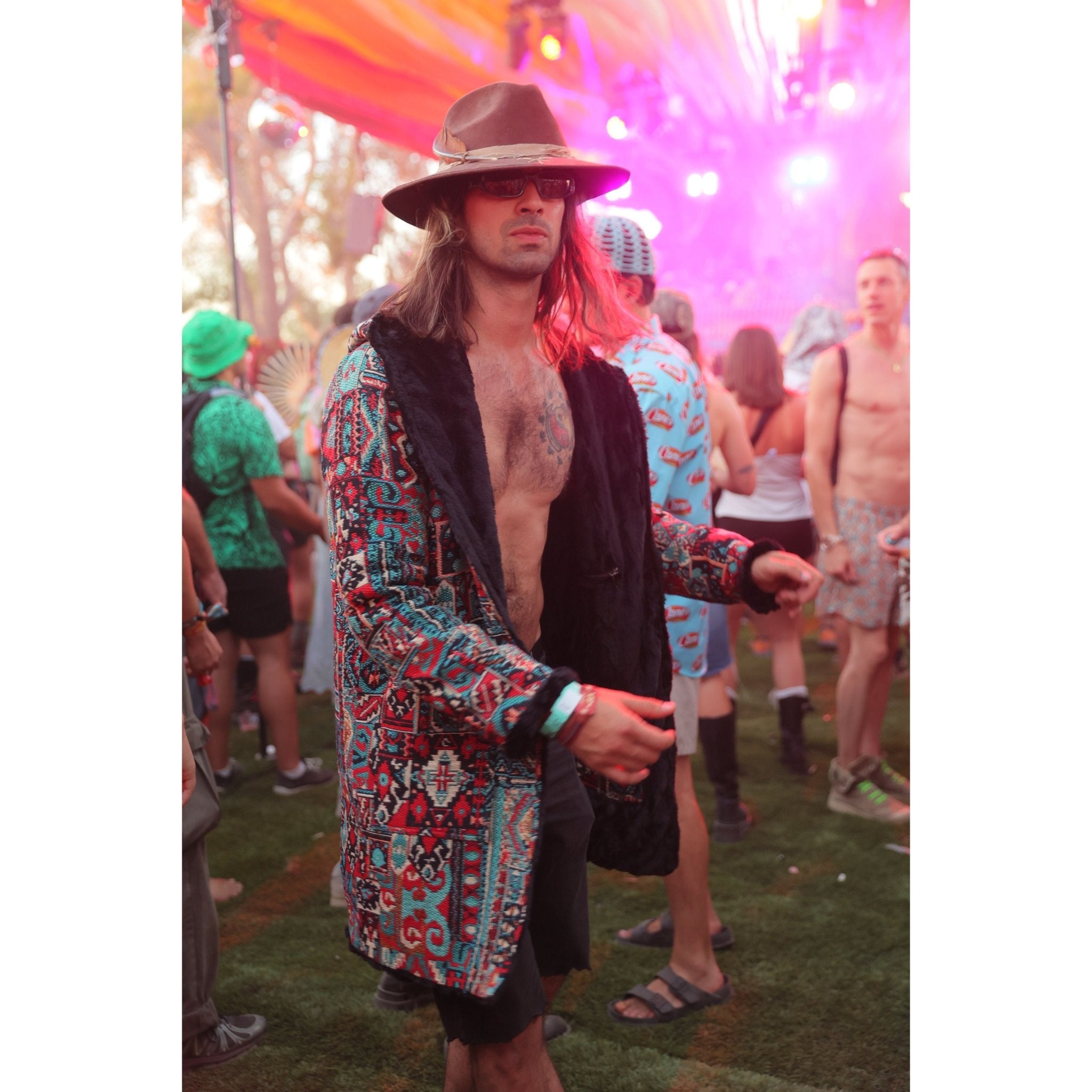 Kilim Classic Zip-off Coat - Kimono Dave