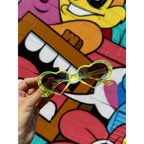 Kimono Dave Heart Neon Sunglasses - Kimono Dave