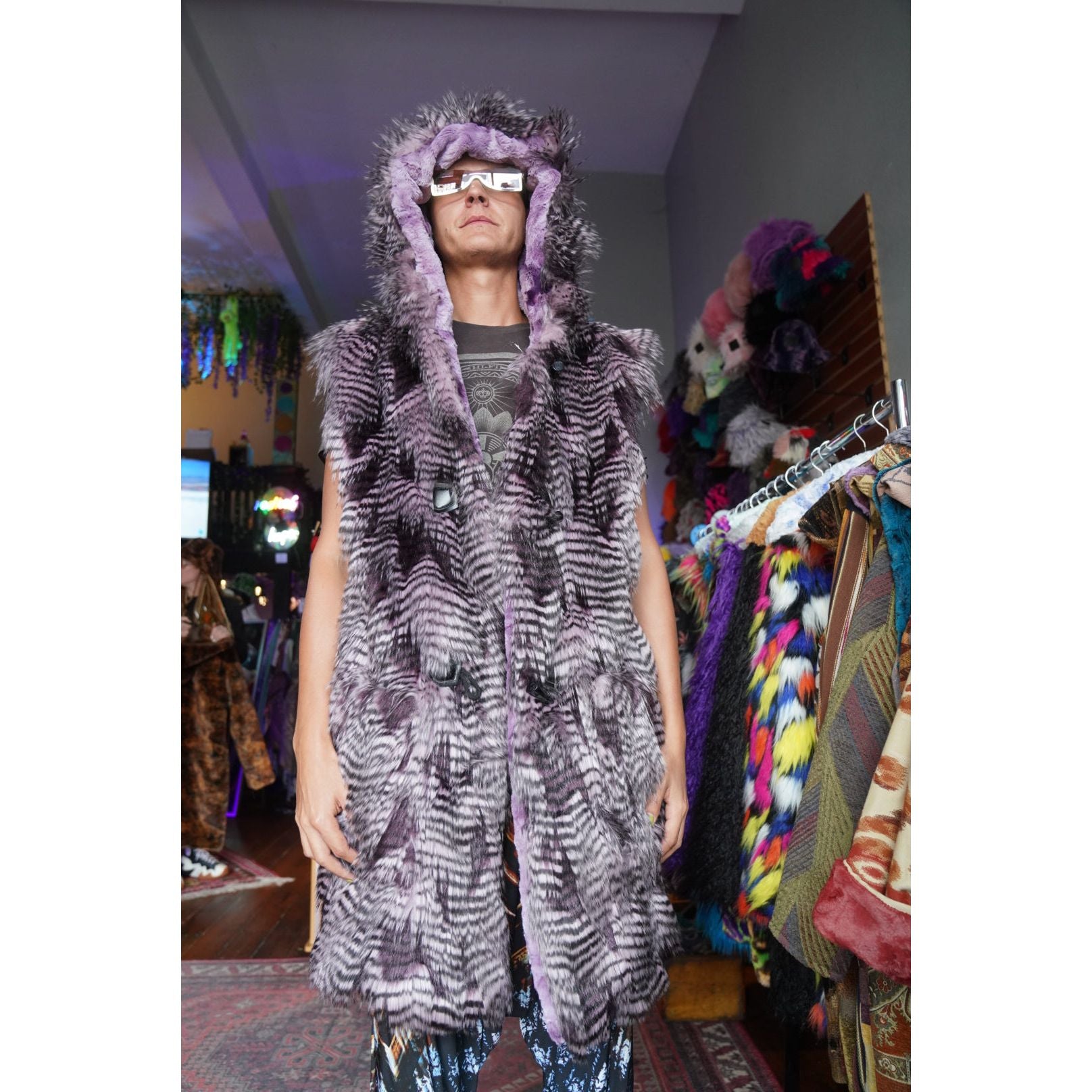 Lilac Owl Rambler - Kimono Dave