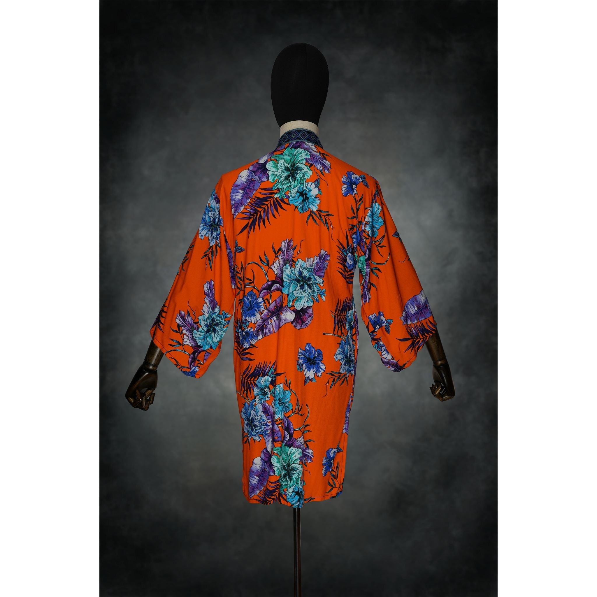 Mango Midnight Woven Kimono - Kimono Dave