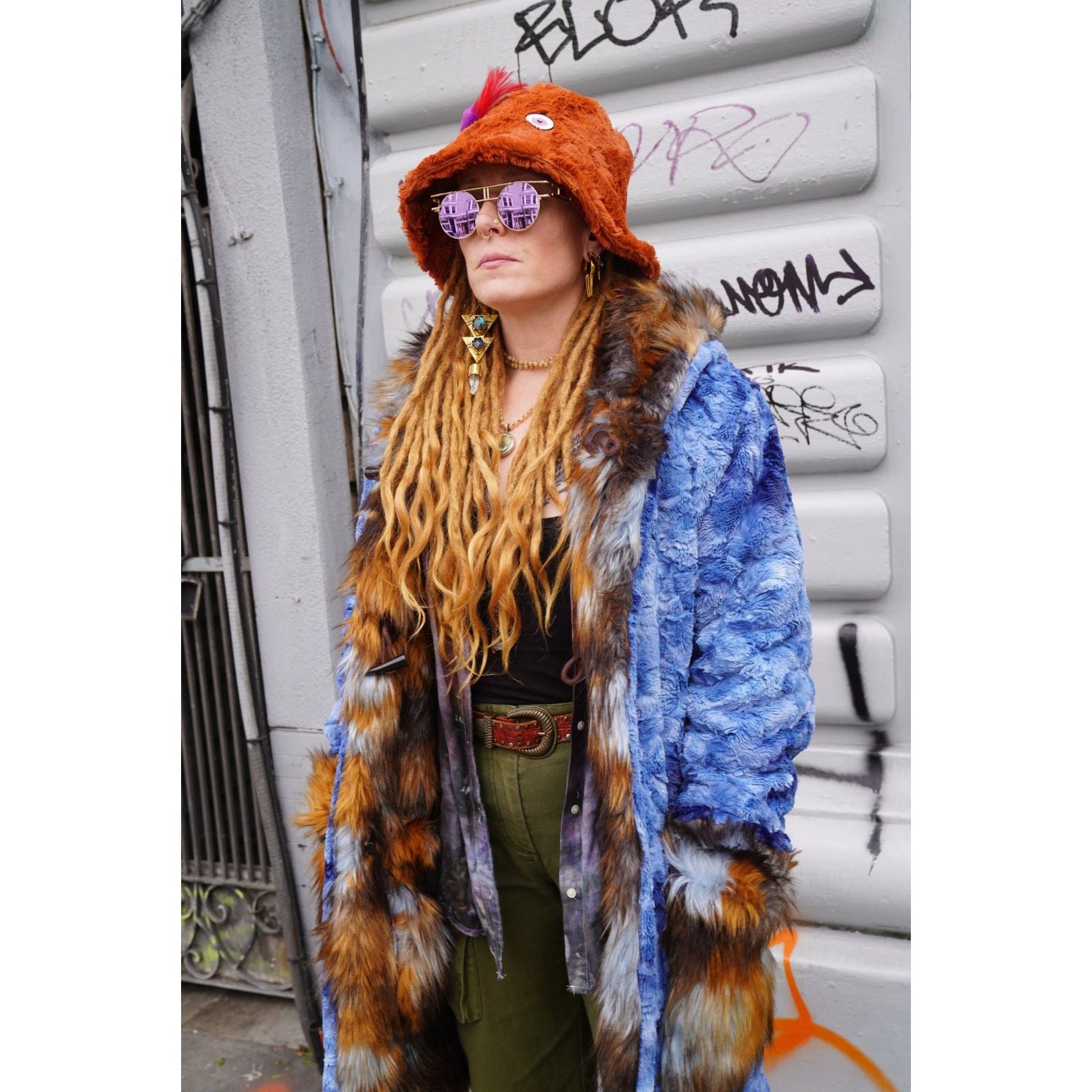 Matted Angel Yeti Coat - Kimono Dave