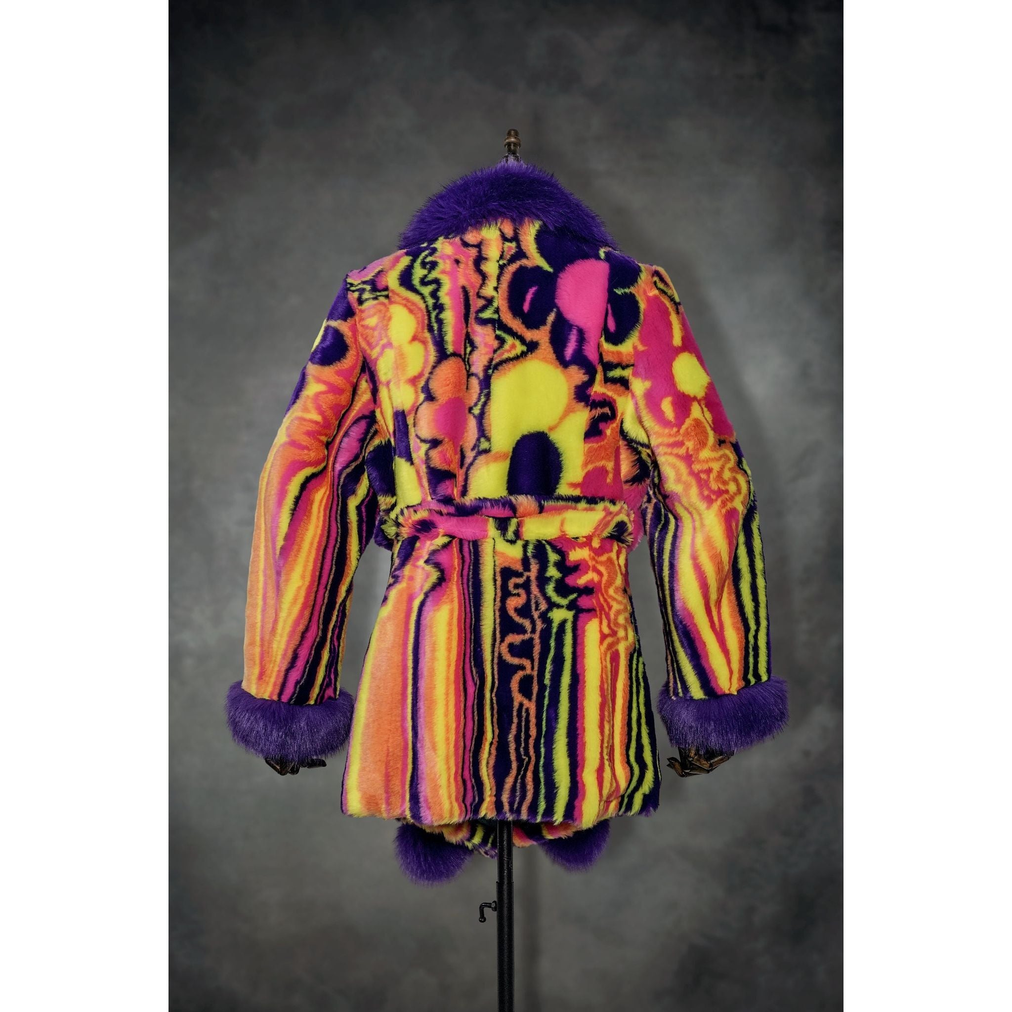 Melting Flowers Barelyawakekalee Collab Coat - Kimono Dave