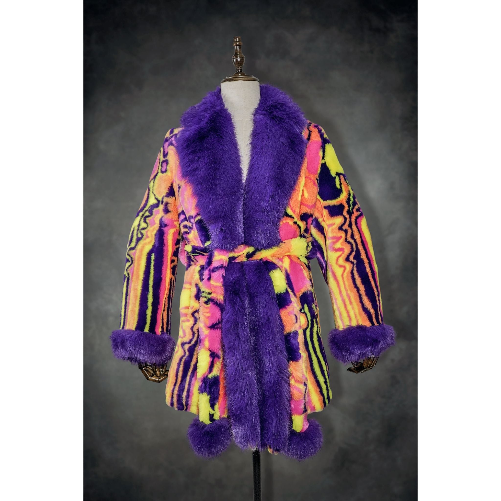 Melting Flowers Barelyawakekalee Collab Coat - Kimono Dave