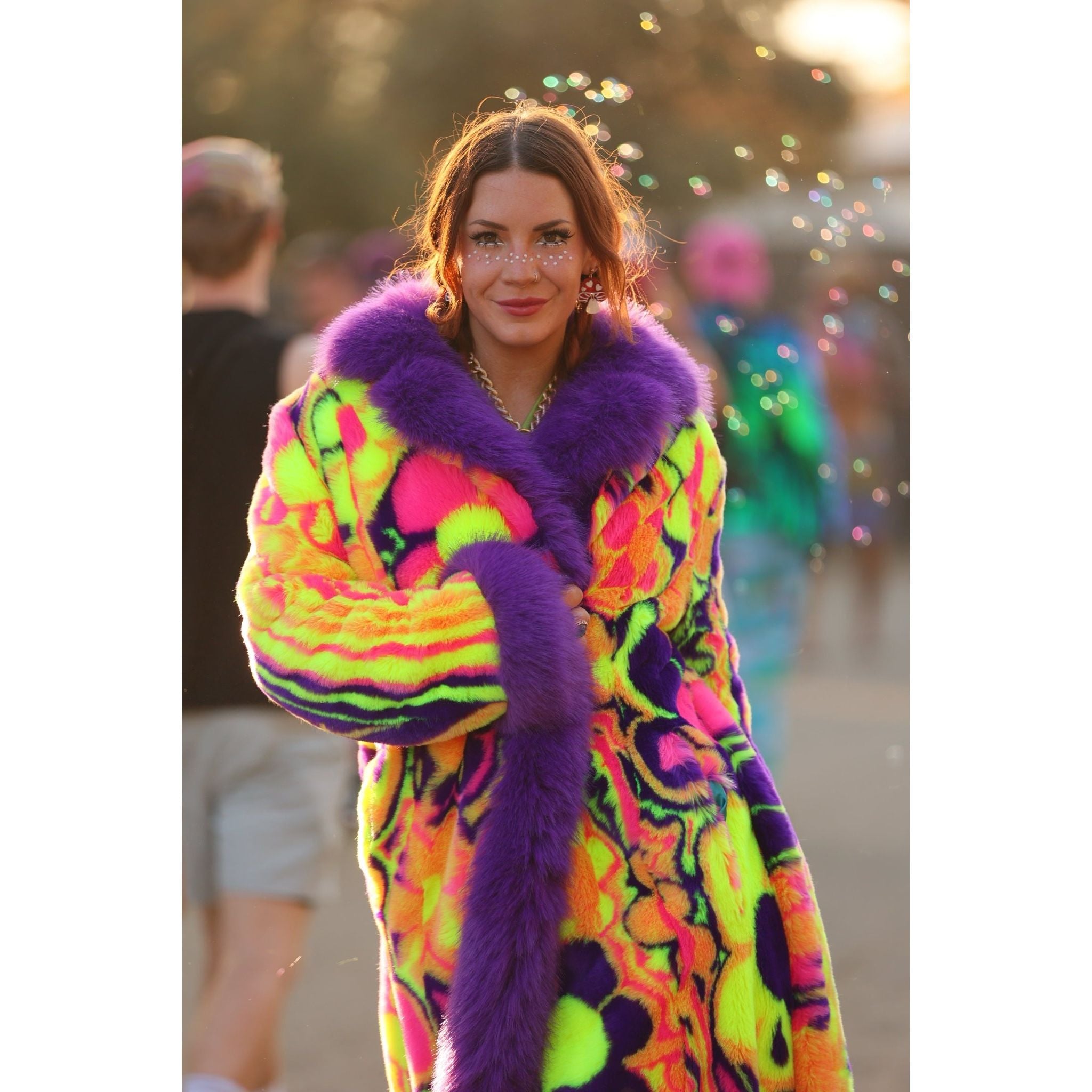 Melting Flowers Barelyawakekalee Collab Dreamer's Coat - Kimono Dave