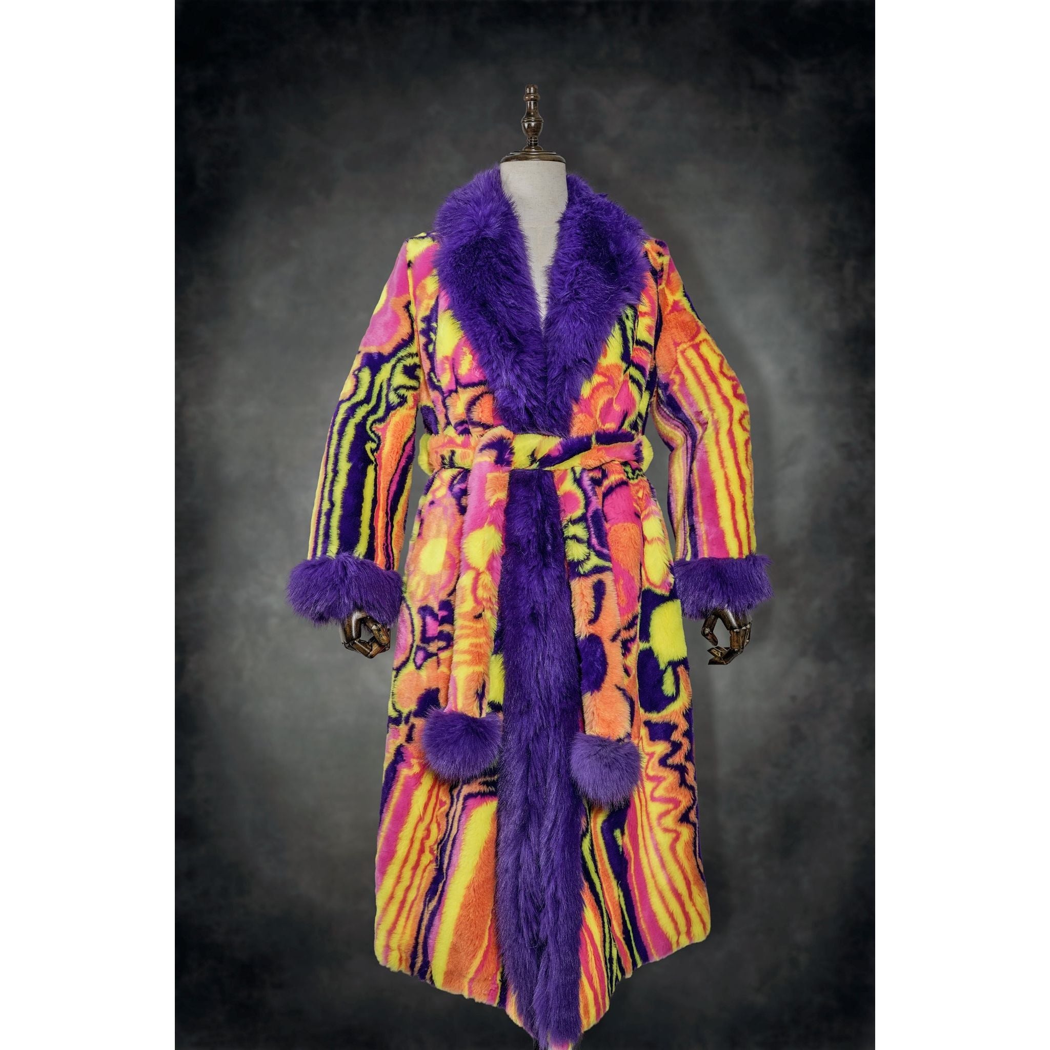 Melting Flowers Barelyawakekalee Collab Dreamer's Coat - Kimono Dave