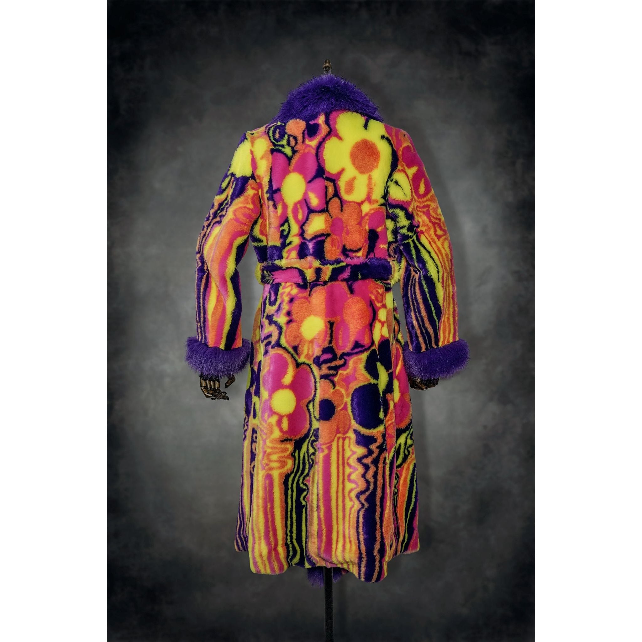 Melting Flowers Barelyawakekalee Collab Dreamer's Coat - Kimono Dave