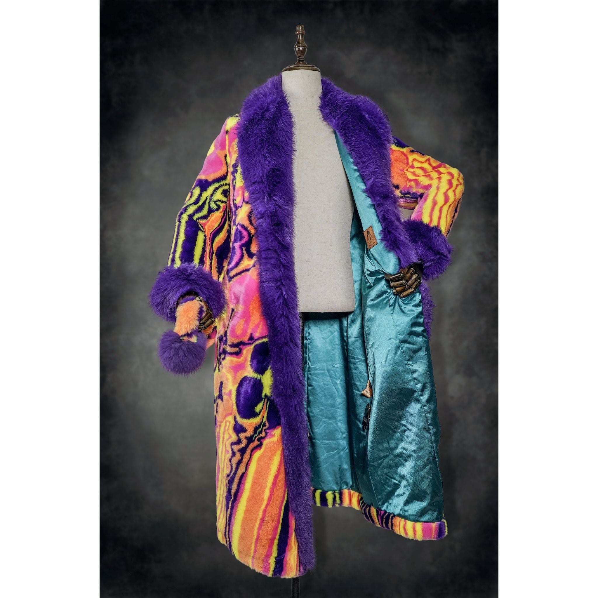 Melting Flowers Barelyawakekalee Collab Dreamer's Coat - Kimono Dave