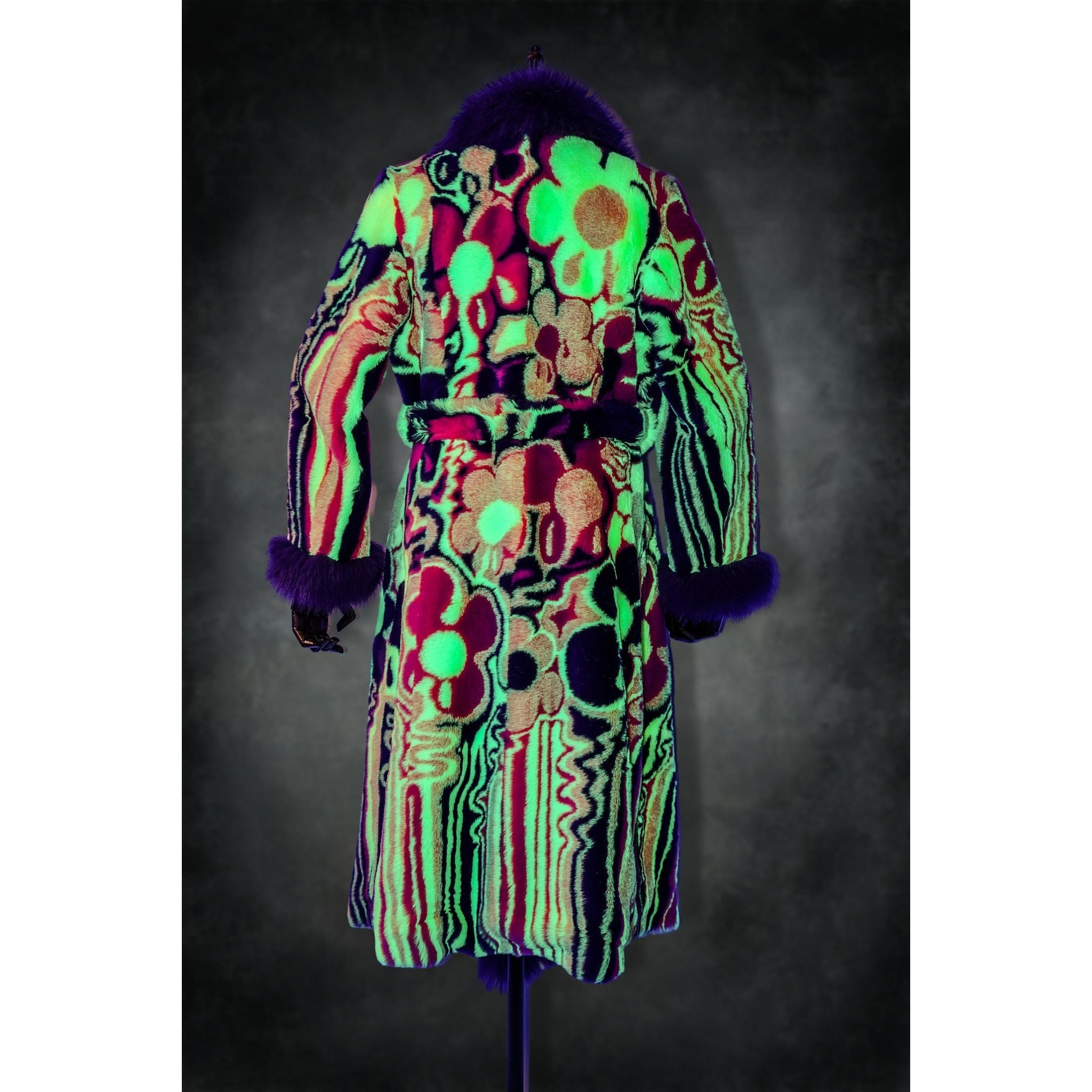 Melting Flowers Barelyawakekalee Collab Dreamer's Coat - Kimono Dave