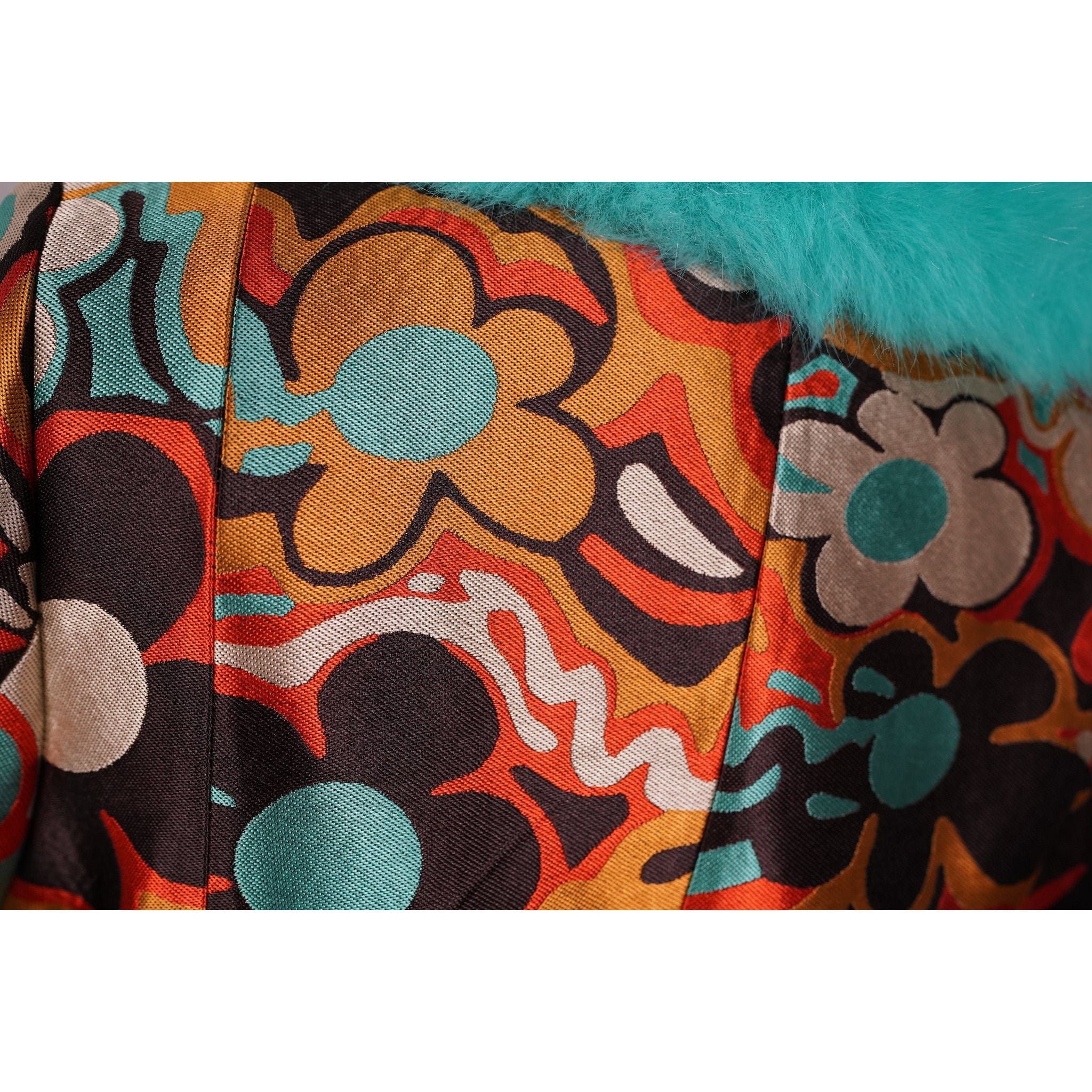 Melting Flowers Barelyawakekalee Collab Lightweight Jacquard Coat - Kimono Dave