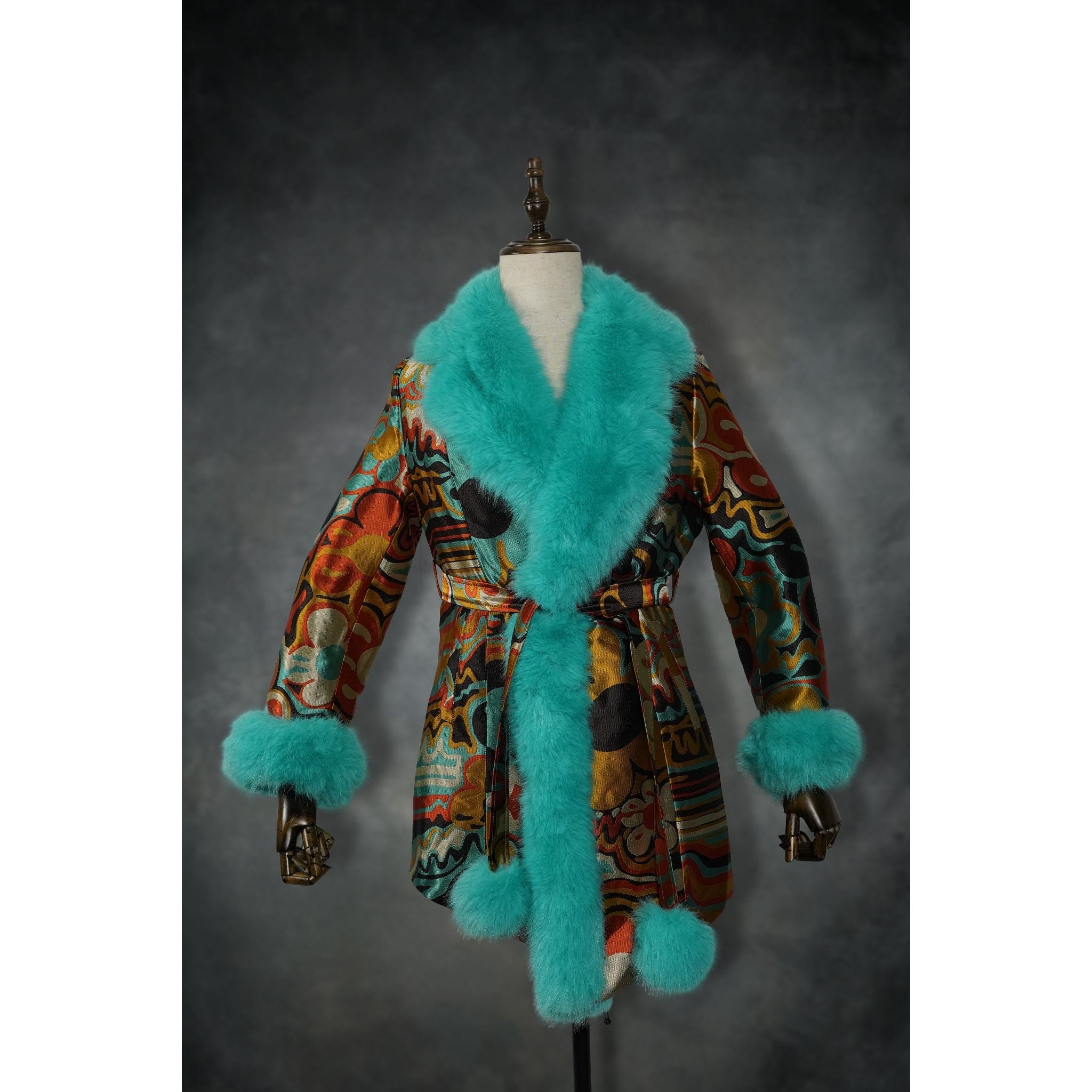 Melting Flowers Barelyawakekalee Collab Lightweight Jacquard Coat - Kimono Dave