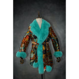 Melting Flowers Barelyawakekalee Collab Lightweight Jacquard Coat - Kimono Dave