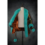 Melting Flowers Barelyawakekalee Collab Lightweight Jacquard Coat - Kimono Dave