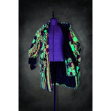 Melting Flowers Barelyawakekalee Collab Yeti Coat - Kimono Dave