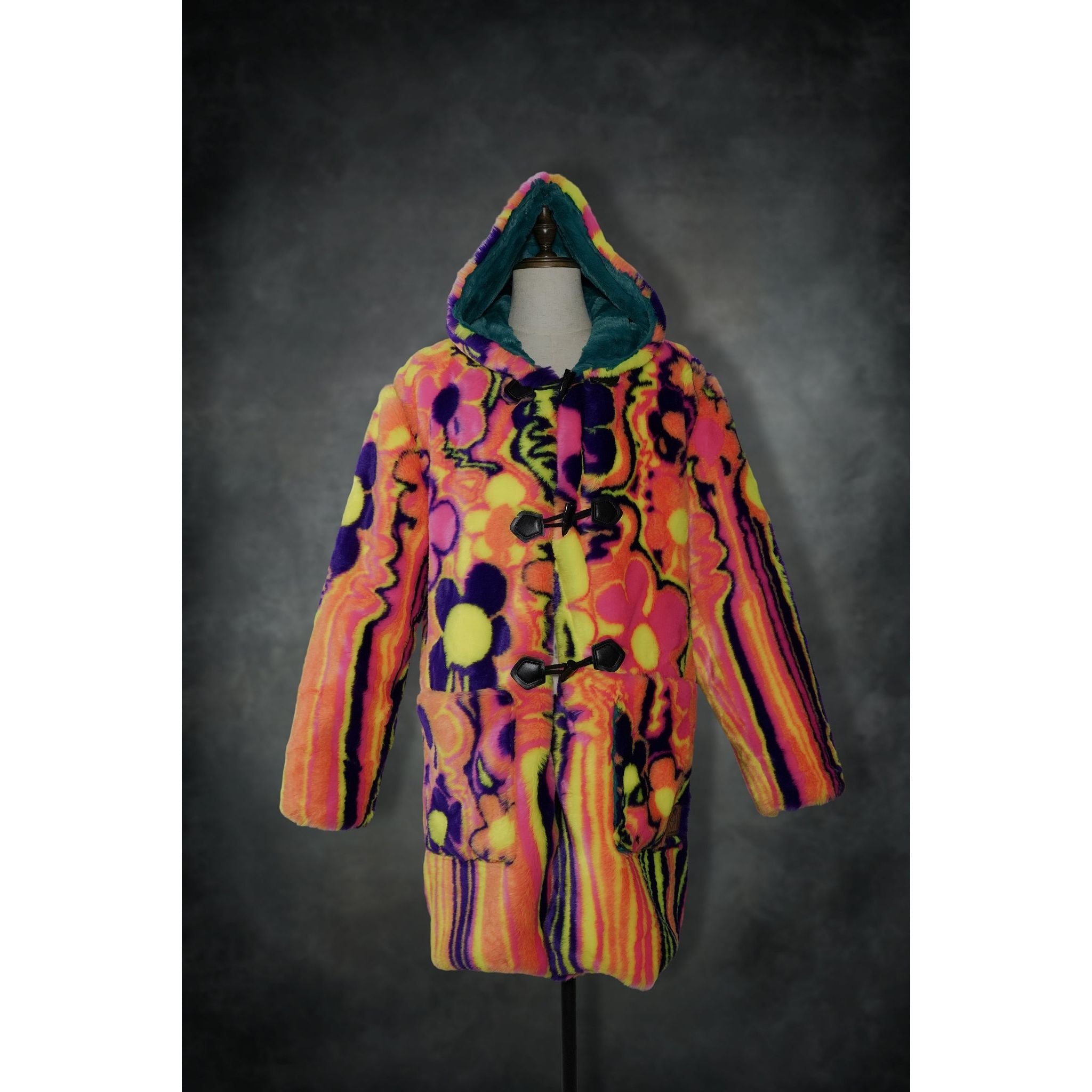 Melting Flowers Barelyawakekalee Collab Yeti Coat - Kimono Dave