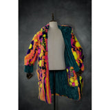 Melting Flowers Barelyawakekalee Collab Yeti Coat - Kimono Dave