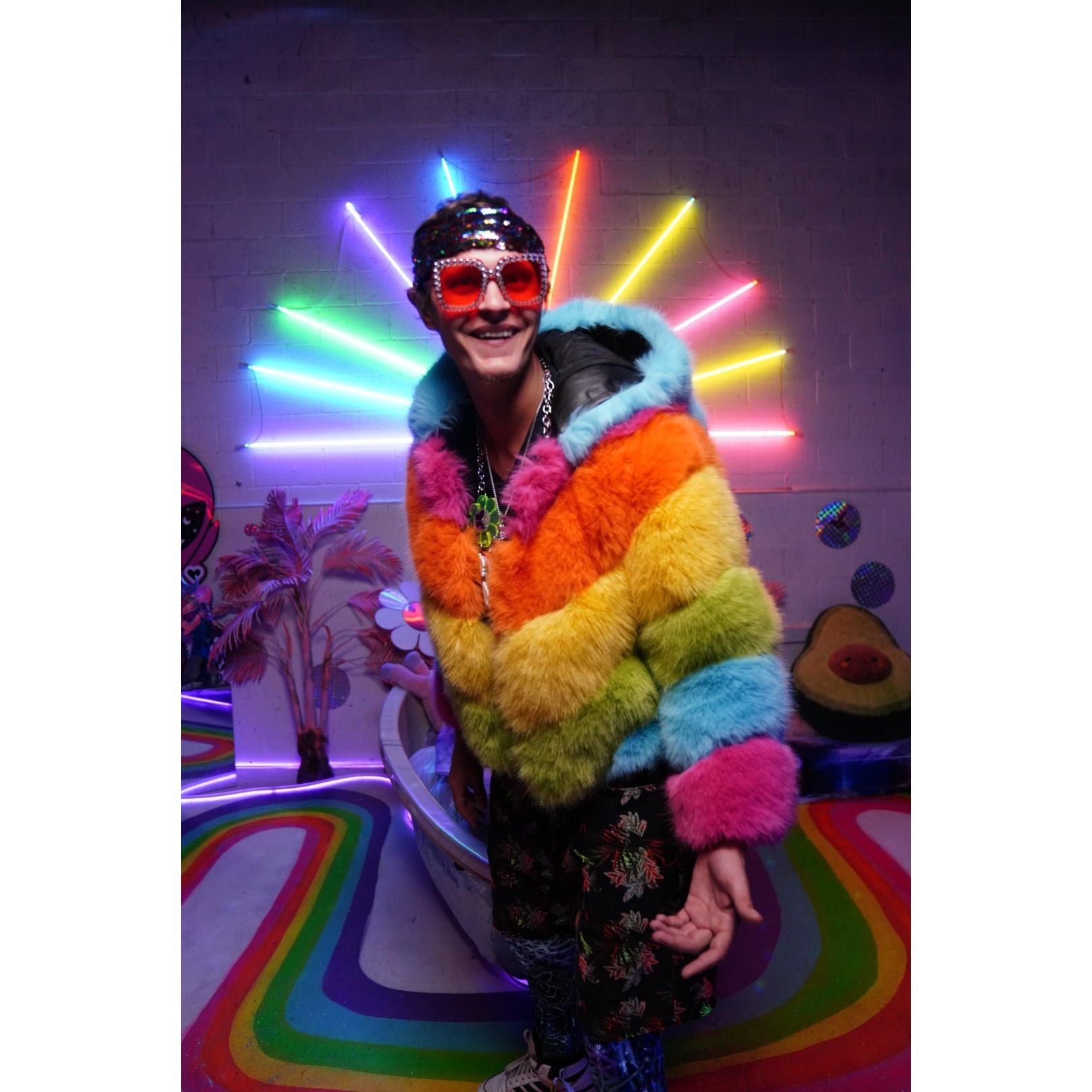 Mid Rainbow Transformer - Kimono Dave