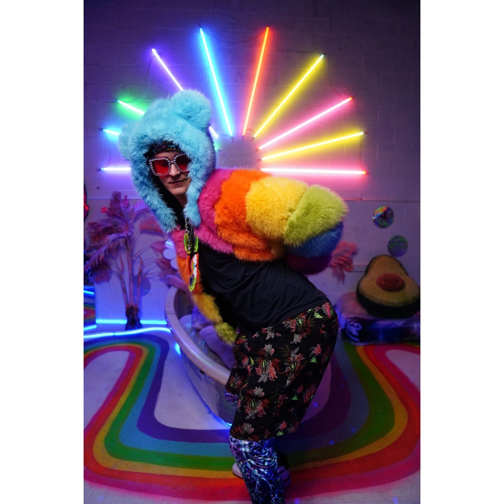 Mid Rainbow Transformer - Kimono Dave