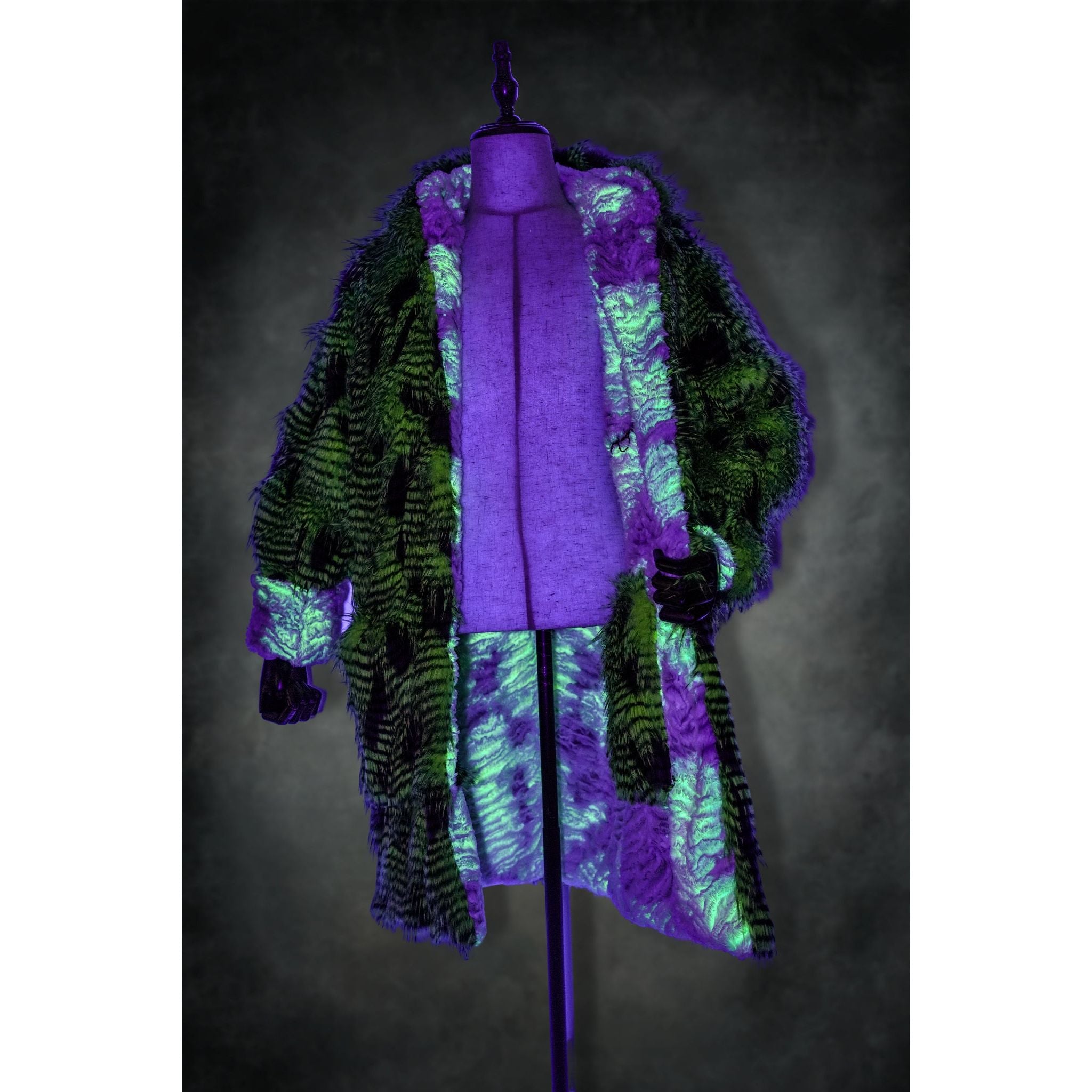 Midnight Owl Yeti Coat - Kimono Dave