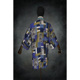 Midnight Prism Woven Kimono - Kimono Dave