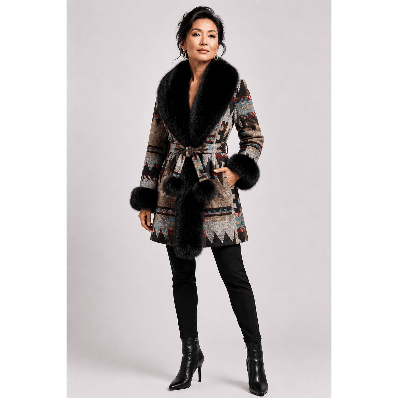 Mojave Mid-length Dreamer's Coat - Kimono Dave