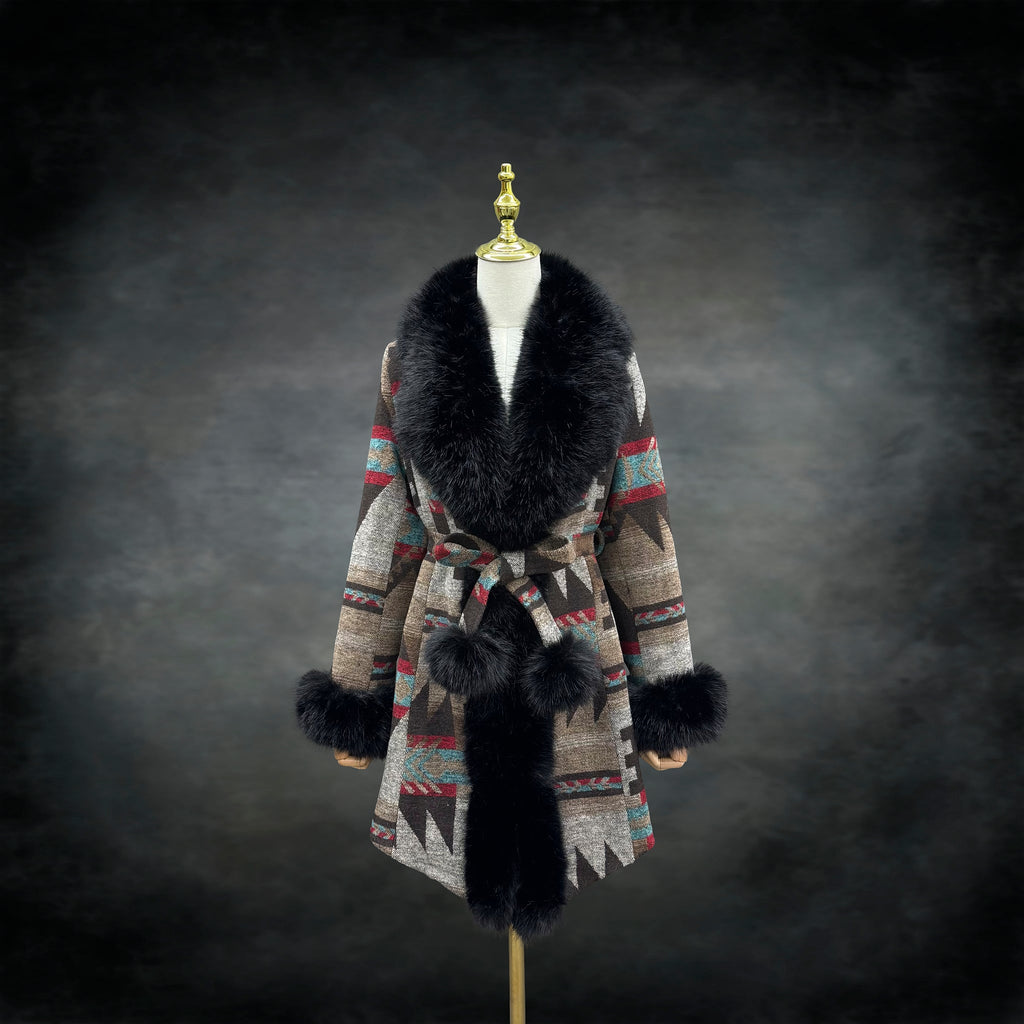 Mojave Mid - length Dreamer's Coat - Kimono Dave