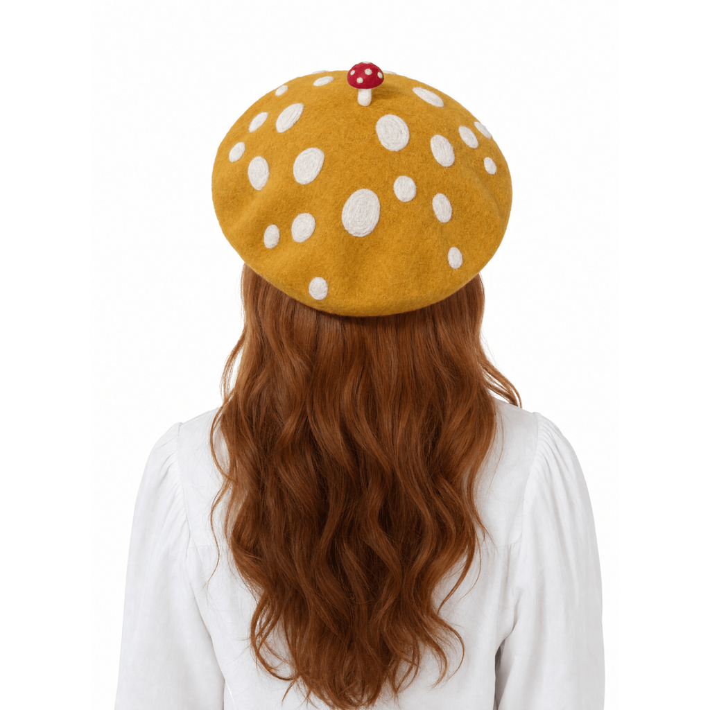 Mushroom beret - Kimono Dave